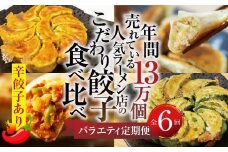 【定期便6回】餃子バラエティ（辛餃子あり）人気餃子 食べ比べ ぎふ絶品餃子 飛騨牛 餃子 もとす織部 モーニング餃子 宇宙餃子 唐辛子餃子 冷凍餃子 業務用 ぎょうざ ギョウザ 冷凍 グルメ お取り寄せ グルメ 冷凍食品 国産素材 肉 牛肉 豚肉 ジューシー もちもち [mt1863] 