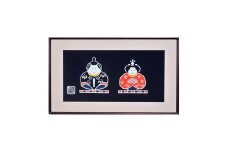 【S-7】郡上本染　額絵　雛人形 ホビー  アート 美術品 骨董品 民芸品  工芸品 民芸品 200000円