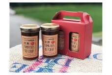 【A-132】完熟TOMATOES KETCHUP　サルサ　4本セット 食品  調味料  ケチャップ 10000円