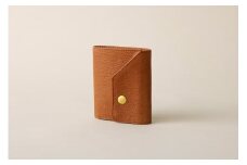 【G0060】FACE-C（革のカシミヤ 郡上市産明宝鹿革三つ折り財布）