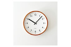【A-165-lb】KATOMOKU plywood clock km-36m（ライトブラウン） インテリア  置き時計 掛け時計 10000円 カトモク 加藤木工 木製雑貨 木工雑貨 日用品 ナチュラル 壁掛け 木目 オシャレ アナログ ダイニング リビング 寝室 オフィス 新築 お祝い
