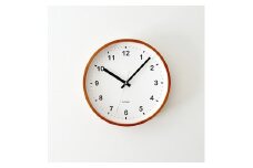【A-165-lb】KATOMOKU plywood clock km-36m（ライトブラウン） インテリア  置き時計 掛け時計 10000円 カトモク 加藤木工 木製雑貨 木工雑貨 日用品 ナチュラル 壁掛け 木目 オシャレ アナログ ダイニング リビング 寝室 オフィス 新築 お祝い