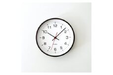 【A-169】KATOMOKU plywood clock 4 ブラウン km-44B インテリア  置き時計 掛け時計 10000円 カトモク 加藤木工 木製雑貨 木工雑貨 日用品 ナチュラル 壁掛け 木目 オシャレ アナログ ダイニング リビング 寝室 オフィス 新築 お祝い