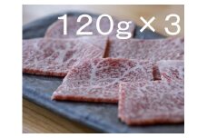 【C-74】特選飛騨牛あぶりミスジ120g×３P（がっつりサイズ）