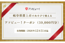 【郡上市】アソビュー！ふるさと納税クーポン（30,000円分）