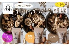 ＼卵・乳製品・小麦・白砂糖不使用／ 郡上米粉を使ったグラノーラ3種セット おたのしみ 食べ比べ 食品 パン ジャム シリアル グラノーラ おやつ スイーツ 朝食 牛乳 ミルク ヨーグルト アイスグルテンフリー 10000円 1万円 [G0008]