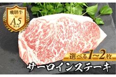 ［A5等級］飛騨牛 サーロインステーキ 2枚(200g×2) 2人前 選べる内容量 霜降り 精肉 肉 牛肉 黒毛和牛 和牛 BBQ ステーキ 飛騨牛 お肉 肉 焼肉 焼き肉 冷凍 自宅用  26000円 [G0031b]