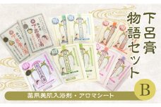 下呂膏物語セットB（下呂膏の湯（柚子・生姜）3包×2・なごみの美湯3包×2・なごみしーと4枚×8種）ギフト 贈答 バス用品 入浴剤 美容