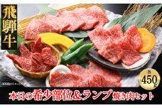 【飛騨牛】本日の希少部位・ランプ焼肉セット  各450g  【冷凍】ブランド牛 牛肉 国産 下呂温泉 牛 食べ比べ 焼肉 焼き肉