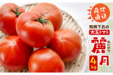 ≪期間限定≫（2025年7月中旬頃から順次発送）産地直送！飛騨トマト 麗月大玉20玉（4kg） 下呂市 とまと トマト 新鮮 野菜 レイゲツ れいげつ