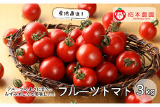 （受付終了）【期間限定】【発送期間：2025年7月上旬頃から順次】産地直送！杤本農園  フルーツトマト 3kg入り ミディトマト とまと トマト 季節限定