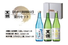 【期間限定 お中元】（2025年7月頃から順次発送）葉月セット 特別純米酒「飛切り」・本醸造生貯蔵酒「天涼」・純米吟醸酒「ひだほまれ　天領」（各 720ml）天領酒造 夏限定 ギフト 贈答 贈り物 御中元 酒 お酒 日本酒