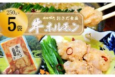 牛ホルモン 網焼き用（250g×5袋） 飛騨 牛肉 ホルモン BBQ 味付け 贈答 ギフト  もつ鍋【飛騨 味職人】