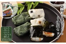 予約受付（期間限定）飛騨の生切りもち 5種類セット（白餅・草餅・豆餅・きび餅・栃餅 各1枚入）【発送期間】2025年11月中旬頃～2026年3月下旬まで　のうさん糀村 餅 もち 切り餅 おせち おもち