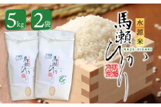 （受付終了）新米予約受付 【2025年産米】(2025年9月中旬頃から順次発送) 水源米 馬瀬ひかり (5kg×2袋)  計 10kg まぜひかり コシヒカリ 馬瀬 特産米 令和7年 地域限定 精米 米 こしひかり 下呂市 10キロ