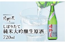 （12月より順次発送）【天領酒造】日野屋 しぼりたて純米大吟醸生原酒  720ml  酒 お酒 下呂温泉 日本酒 純米大吟醸 限定 下呂 天領 