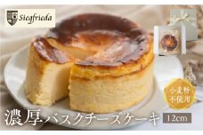バスクチーズケーキ（12cm×12cm）ホール  洋菓子 お菓子 スイーツ ケーキ 焼菓子 チーズケーキ バスク ギフト 贈答 ジークフリーダ 下呂市 下呂温泉 チーズ おすすめ【ジークフリーダ】
