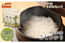 新米予約受付【令和7年産米】【定期便】こしひかり 5kg×6回 すがたらいす 下呂市金山産 2025年産 毎月 お米 米 精米 コシヒカリ 下呂温泉 下呂市 毎月 定期