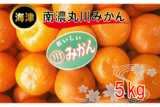 [№5533-0022]南濃丸川みかん 5kg