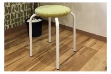 [№5533-7076]0118スイーツカラーのミニスツール（イス）　ライム