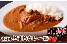 飛騨牛とまとカレー　1食200g×3箱【1214477】