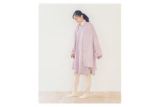 草木染めコットン　裏起毛コーディガン　ラックダイ【1274792】