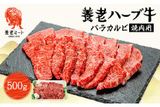 養老ハーブ牛　バラカルビ　焼肉用　500g【1273628】