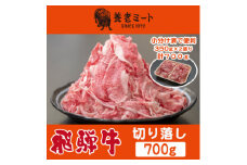 飛騨牛　切り落し　700g　訳あり(350g×2盛りで小分け済)【1503571】