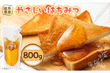 岐阜県産 やさしいはちみつ800g袋入り【1501898】