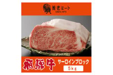 飛騨牛 サーロインブロック 5kg【1622929】