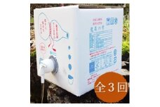 ＜毎月定期便＞養老の天然水　龍泉の雫(10L×2箱)全3回【4069593】