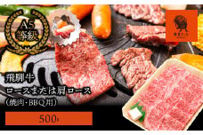 【飛騨牛】ロースまたは肩ロース600g (焼肉・BBQ用)