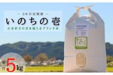 ≪令和6年産≫ 【3か月定期便】 【特別栽培米】 垂井町産 いのちの壱 (5kg×3回）