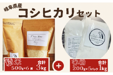 【贈り物】【令和6年産】岐阜県産 コシヒカリ と コシヒカリ１００％ 米粉 の セット【精米３kg 上新粉１kg】