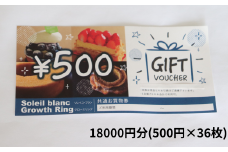 店舗利用券18000円分