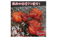 ＜高木精肉店手作り＞秘伝の味噌タレ漬け和牛ホルモン200g×2P【1488961】