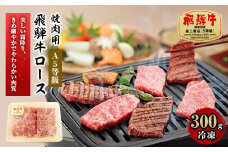 A5等級 飛騨牛ロース焼肉用300g(冷凍)【1132918】