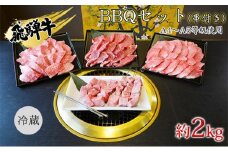 [№5331-0242]串付き　飛騨牛BBQセット約2kg（A4～A5等級使用）
