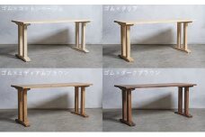 [№5331-7096]0402 木製 パソコンデスク ゴム材 Ⅱ型 W120×D60×H100ｃｍ 選べる4色 岐阜県 安八町 ダークブラウン