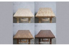 [№5331-7383]木製 パソコンデスク ゴム材 Ｉ型 W160×D60×H70ｃｍ 選べる4色  岐阜県 安八町 コットンベージュ