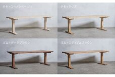 [№5331-7407]木製 パソコンデスク ゴム材 工型 W160×D60×H37ｃｍ 選べる4色 岐阜県 安八町 コットンベージュ