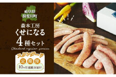 [№5568-0202]定期便 10ヶ月 ハム ソーセージ くせになる 定期 スタンダード 10ヶ月 コース 化粧箱入り 肉 フランクフルト ベーコン BBQ 焼肉 おつまみ ギフト グルメ お取り寄せ 贈答用 ご褒美 本格 手作り 本場 ドイツ 人気 送料無料 森本工房 岐阜県 揖斐川町