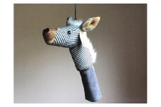 【限定１個】アニマルヘッドカバー(シマウマ)Animal head cover(Zebra) Ａ