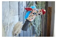 【限定１個】アニマルヘッドカバー(シマウマ)animal head cover (zebra)  Ｂ