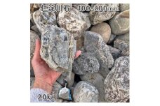 庭石 仁淀川石（100〜200mm）1袋（約20kg）川石 自然石 ごろた