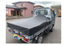 ダイハツハイゼット用トラックシート　雨が流れ落ちるスロープ型　防水仕様