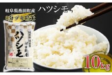 米 10kg ハツシモ 池田町産 8分づき 分つき精米 お米 おこめ こめ コメ ごはん ご飯 有機肥料 減農薬栽培 はつしも 岐阜県