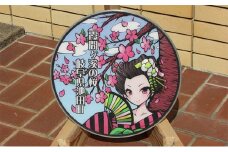 デザインプレート　霞間ヶ渓の桜 [№5644-0923]