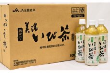 美濃いび茶(抹茶入り）500ml　1ケース24本入 [№5644-0955]