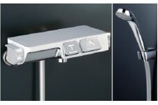 【169001】【KF3070】楽ダスサーモスタット式シャワー水栓（ワンタッチ式）